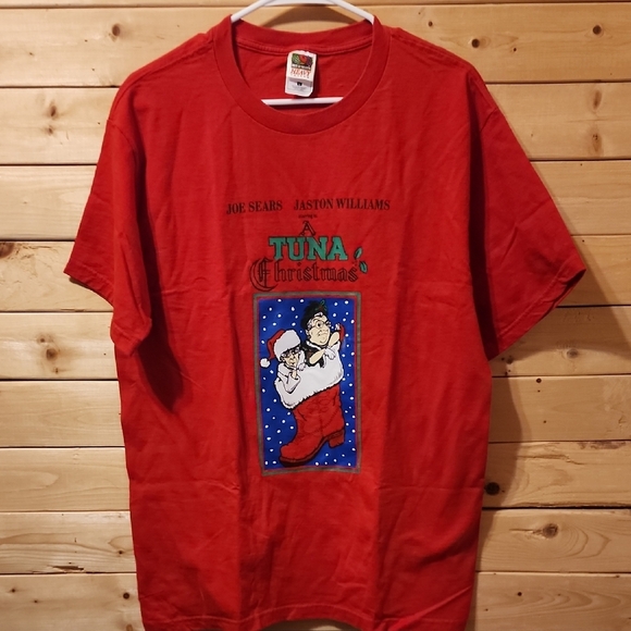 Fruit of the Loom Other - Vintage A Tuna Christmas T-Shirt Size Large 100% Cotton